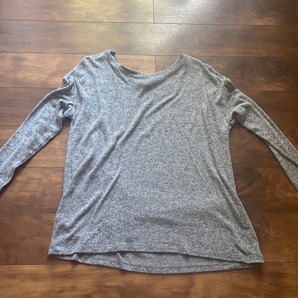 Soft grey sweater- medium